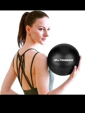 Trideer Black and a Purple Pilates Ball available
